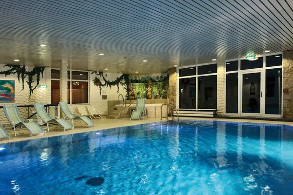 Heated indoor swimming pool